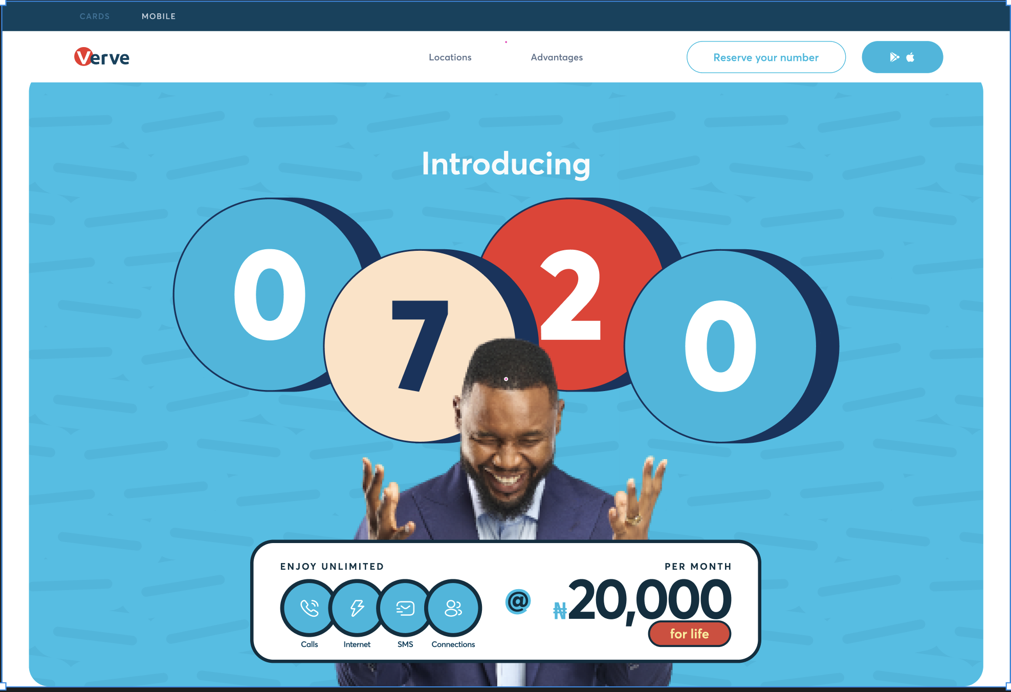 VerveAfrica.com redesign