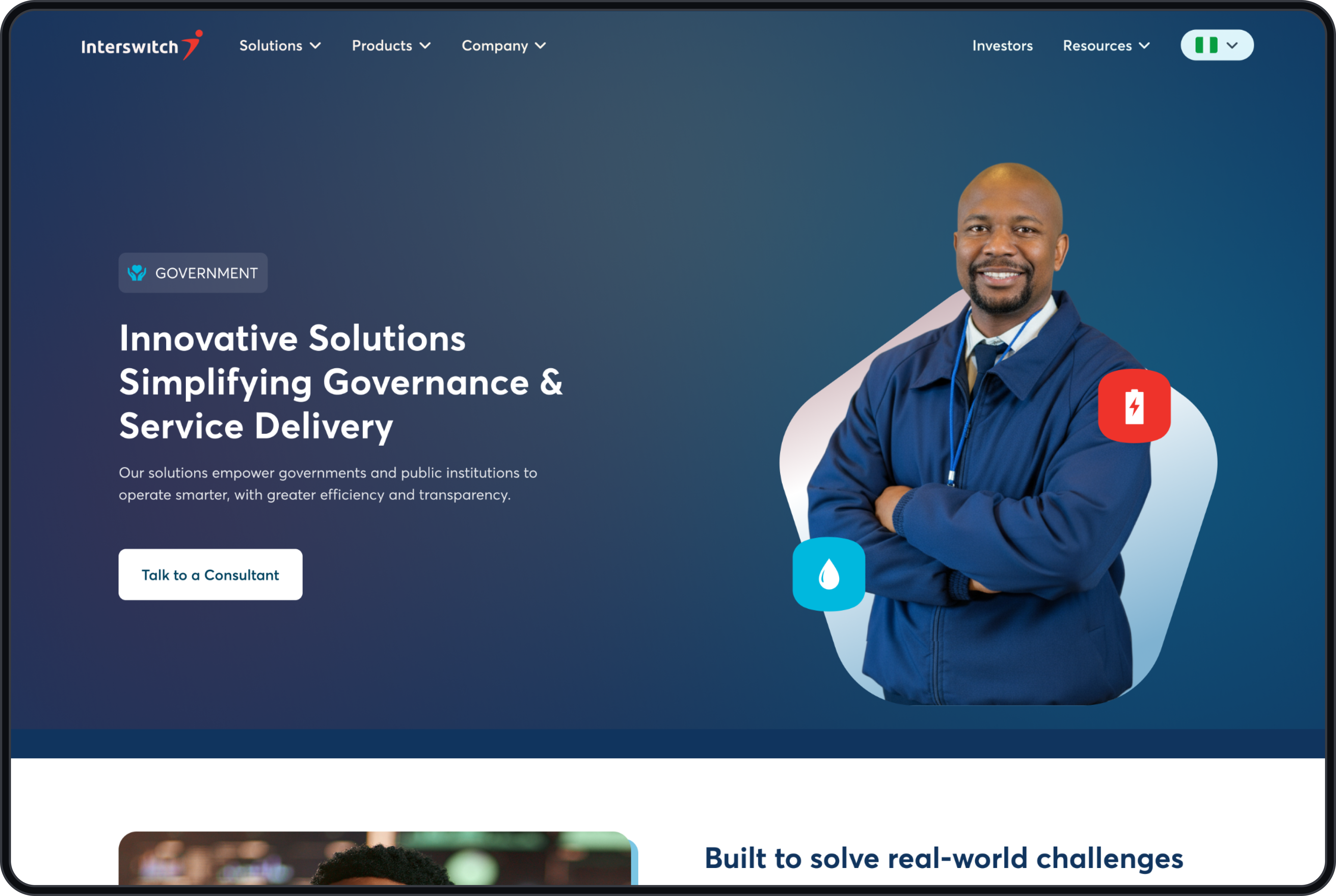 Rebranding the Interswitch Group Website preview